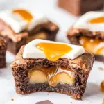 Homemade Caramel Stuffed Brownie Bites photo
