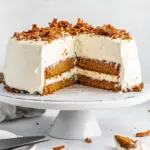 Homemade Carrot Cake Ice Cream Cake photo