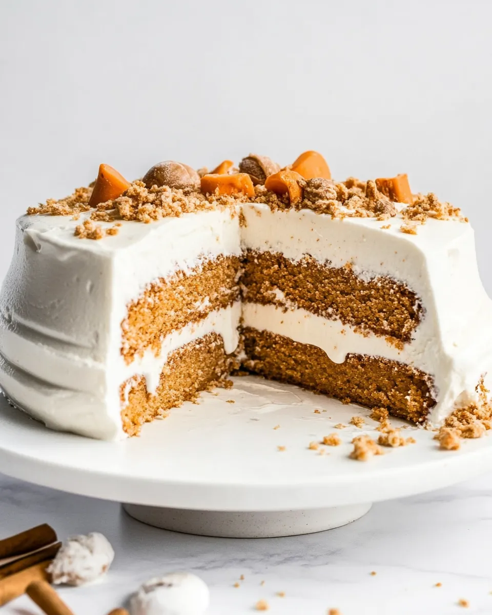 Classic Carrot Cake Ice Cream Cake image