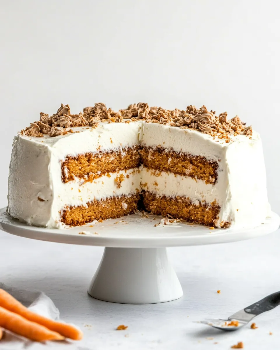 Easy Carrot Cake Ice Cream Cake picture