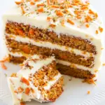 Homemade Carrot Cake with The BEST Cream Cheese Frosting photo