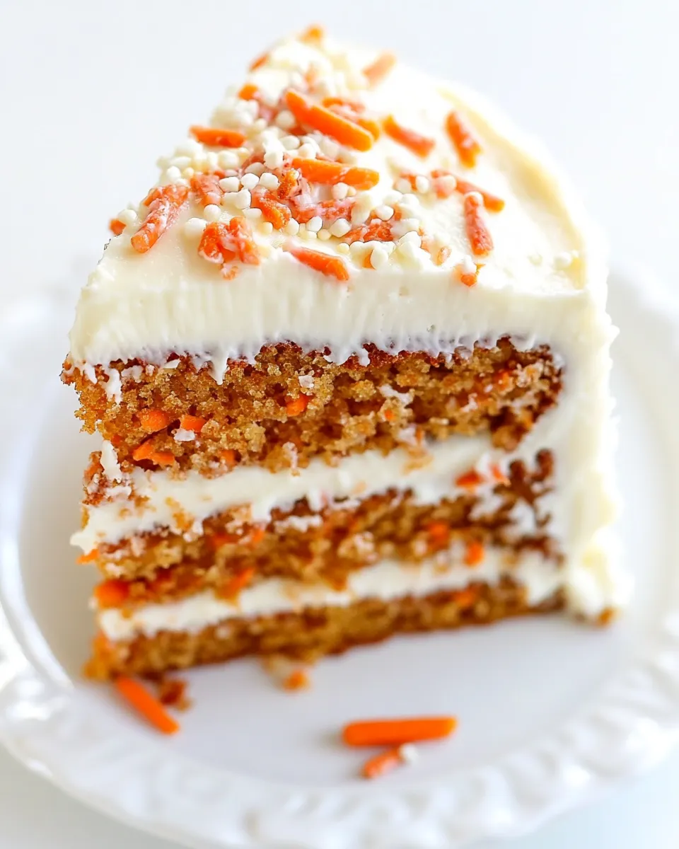 Classic Carrot Cake with The BEST Cream Cheese Frosting image