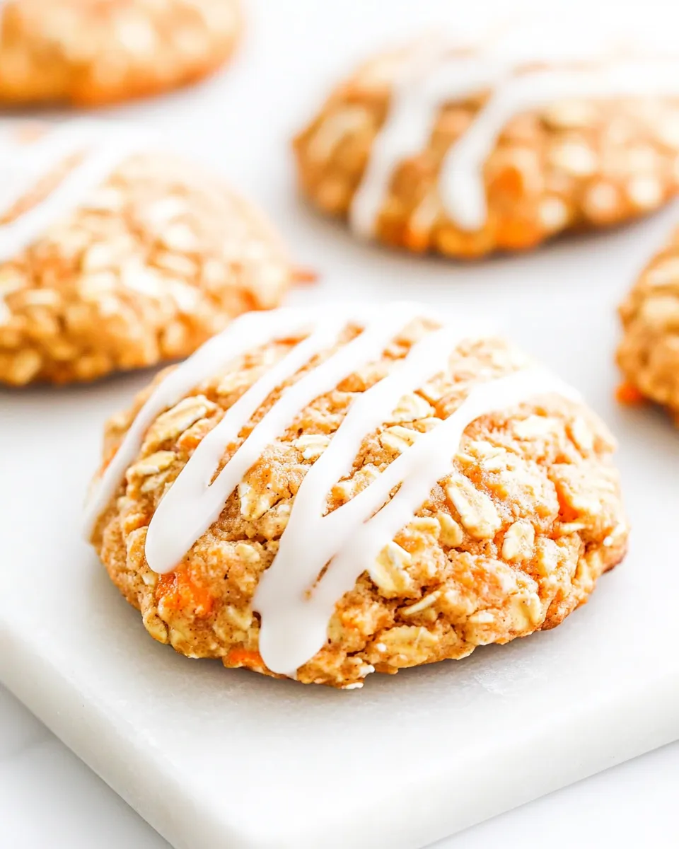 Easy Carrot Oatmeal Breakfast Cookies recipe photo