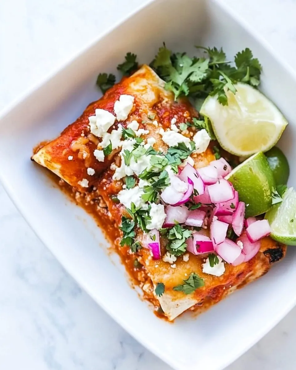 Delicious Cheese Enchiladas of my Dreams. shot