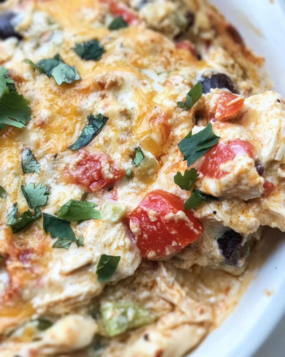Classic Cheesy Chicken Enchilada Dip. image