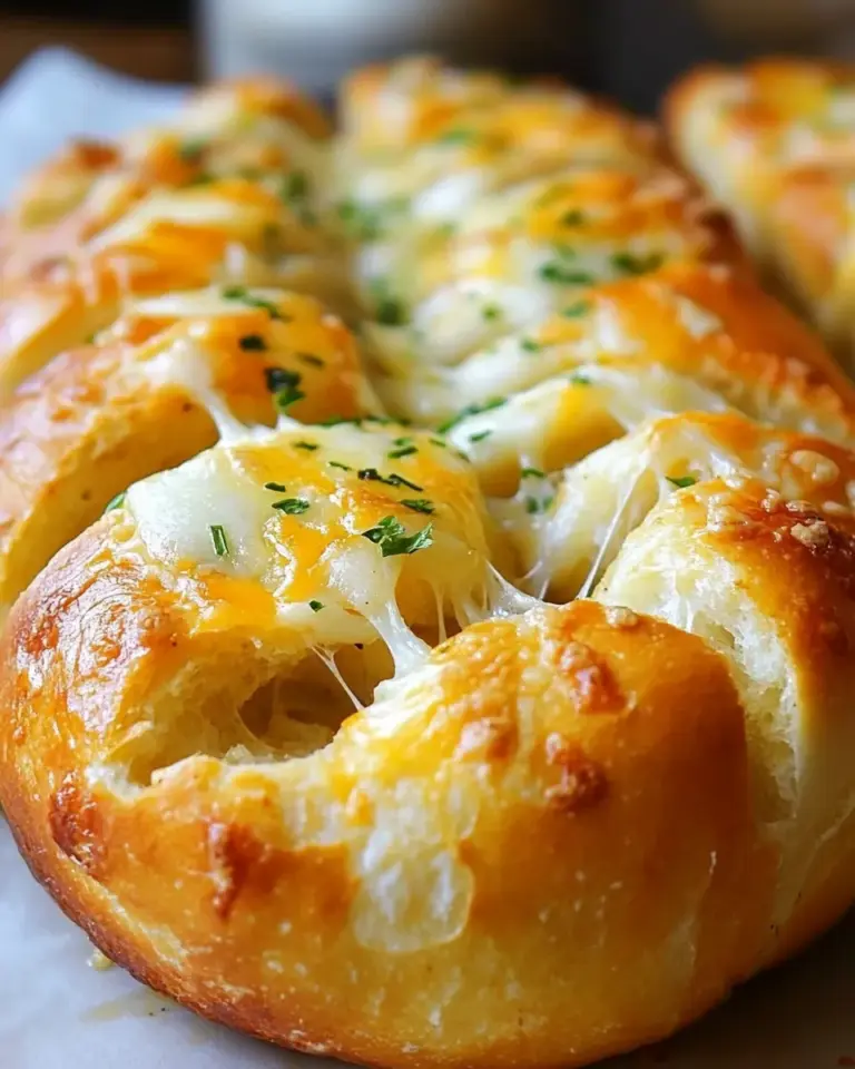 Homemade Cheesy Pull Apart Garlic Bread photo