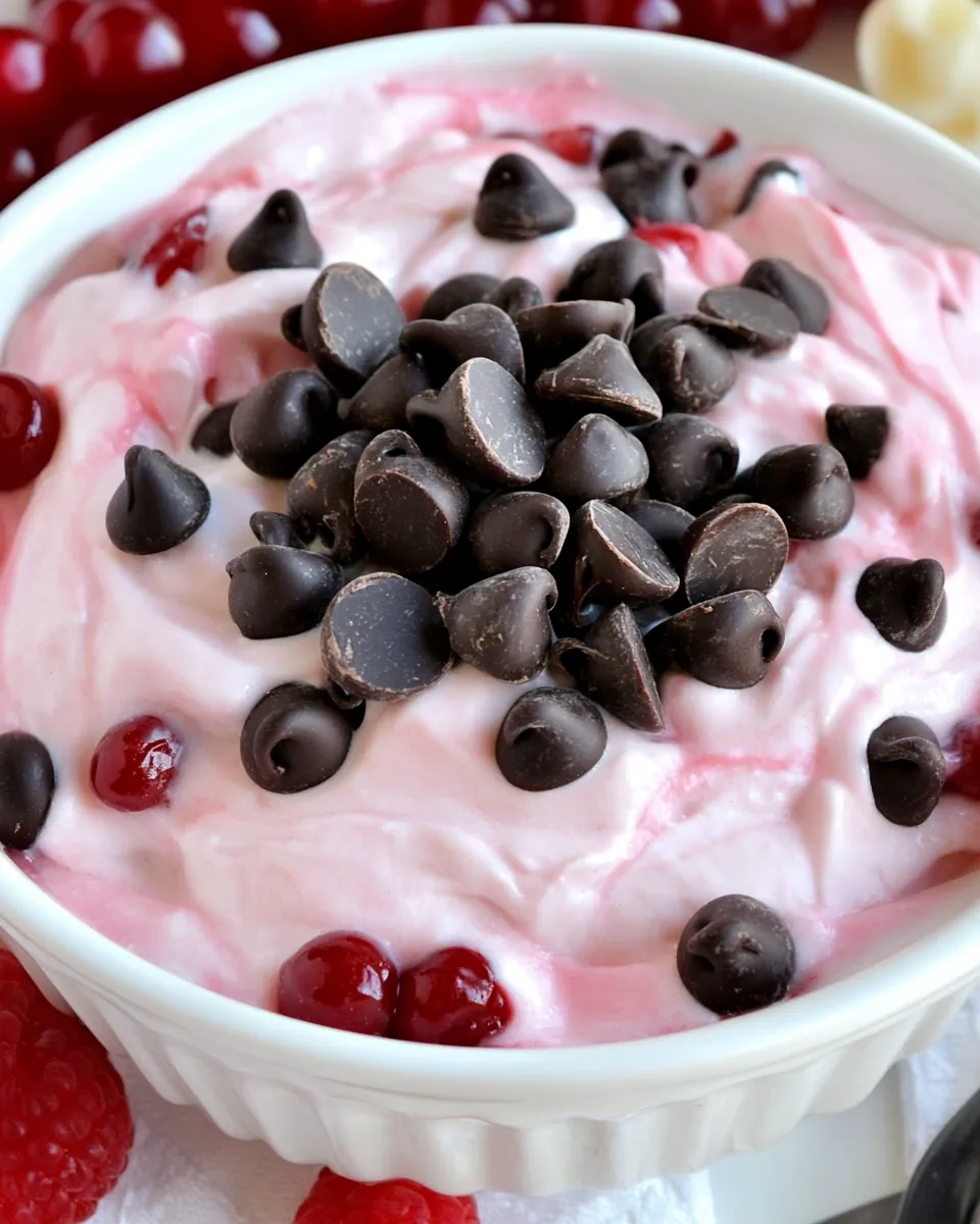 Homemade Cherry Chocolate Chip Dip photo