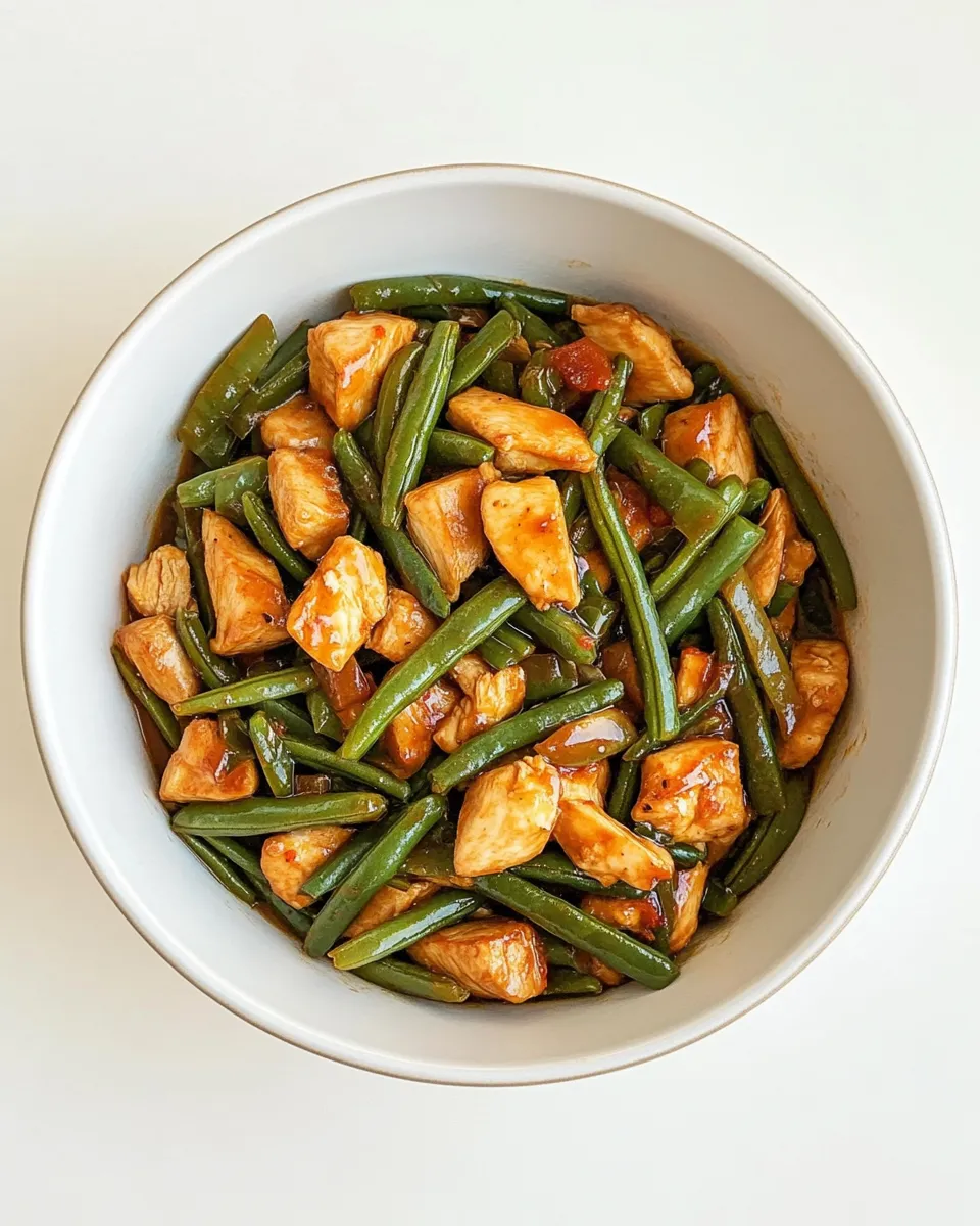 Delicious Chicken And Green Bean Stir-Fry Recipe shot