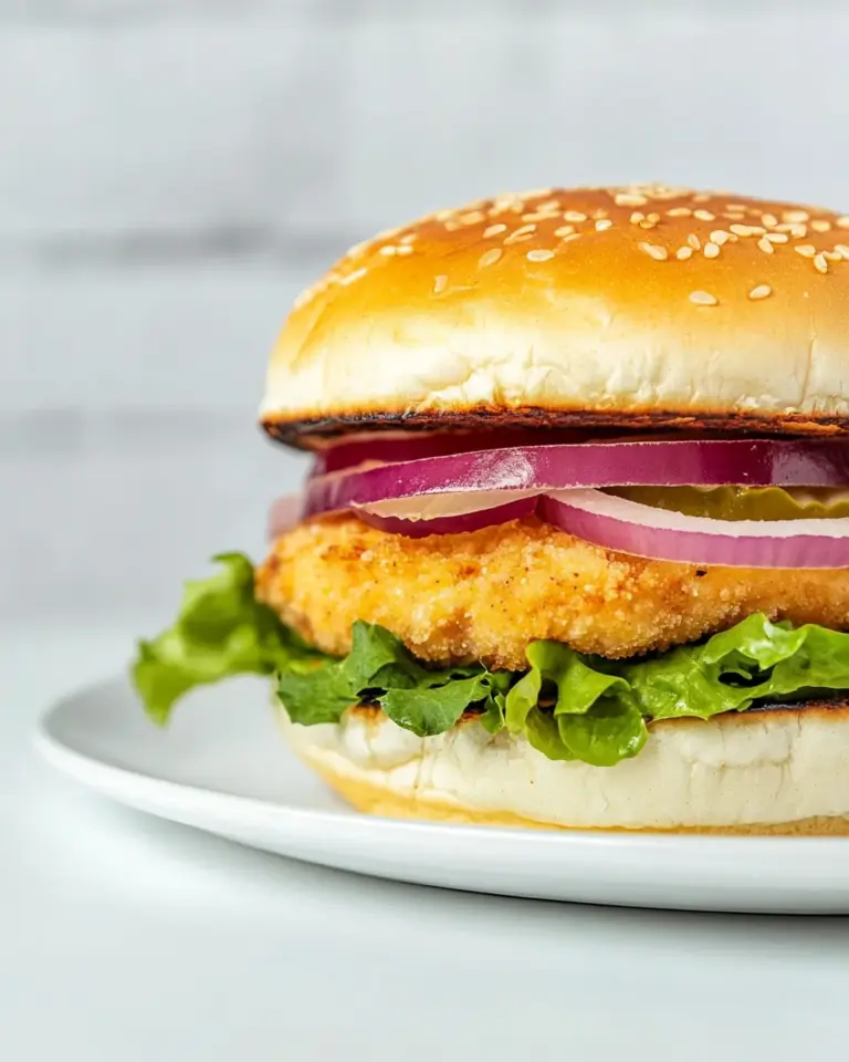 Homemade Chicken Burger photo