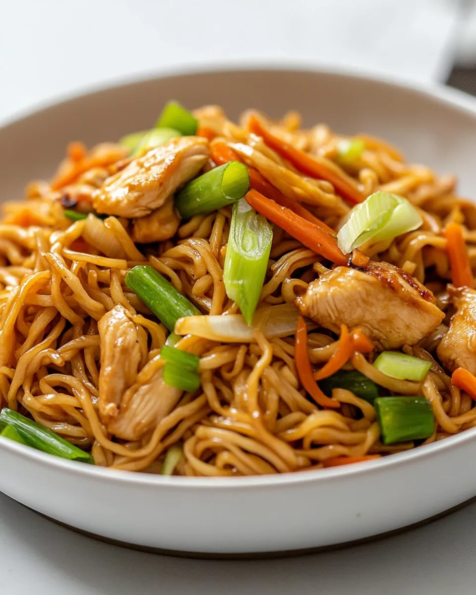 Delicious Chicken Chow Mein image