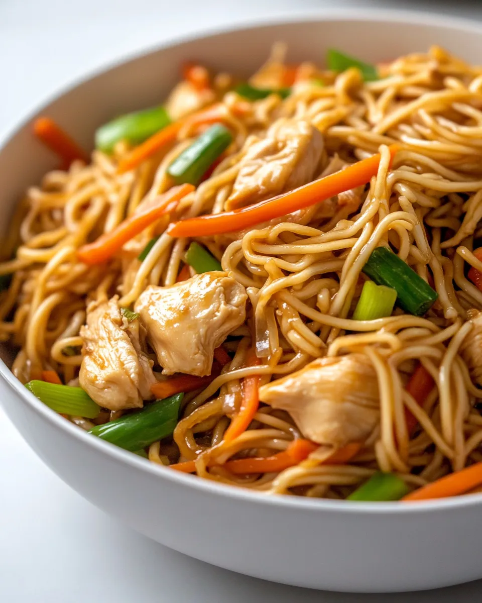 Best Chicken Chow Mein shot