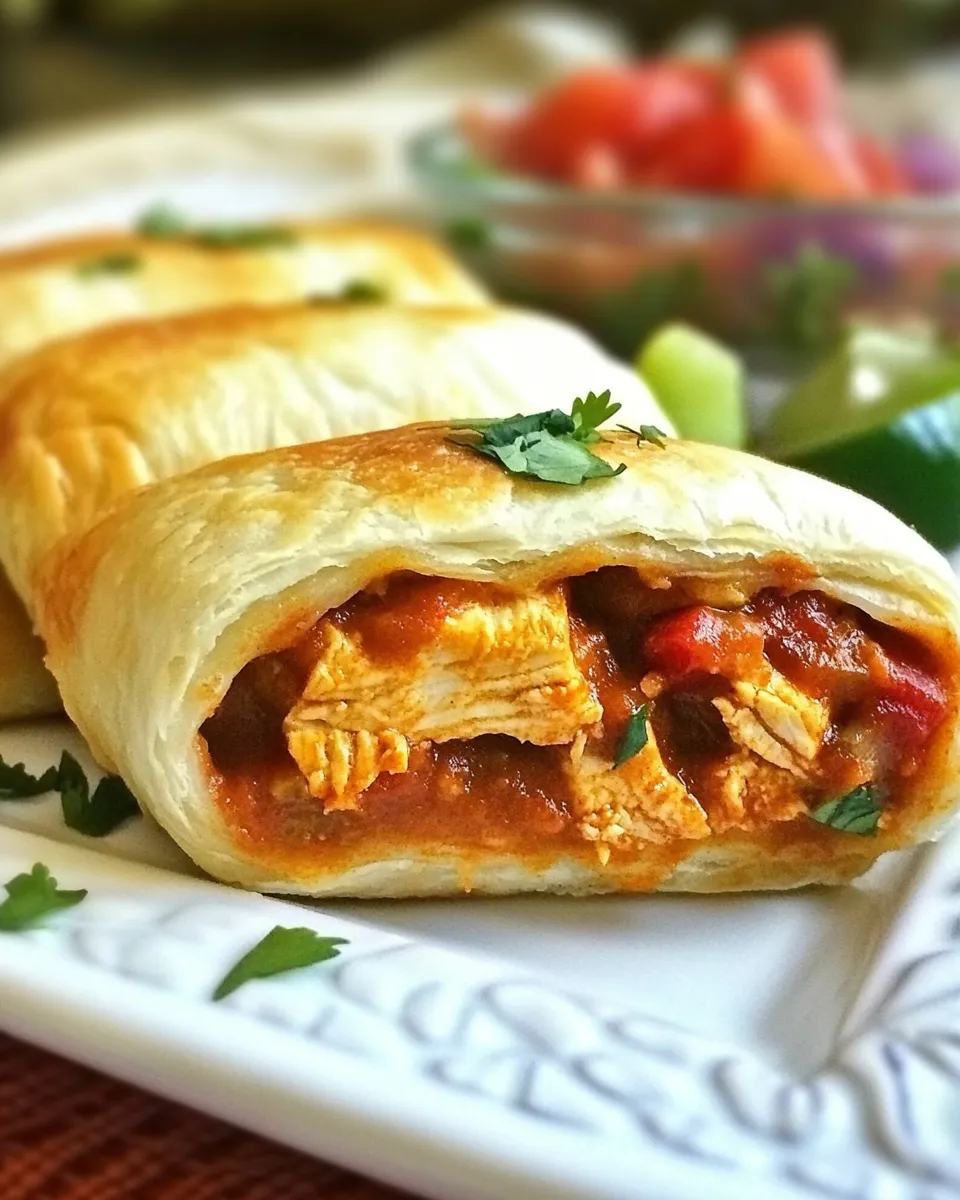 Easy Chicken Enchilada Puffs picture