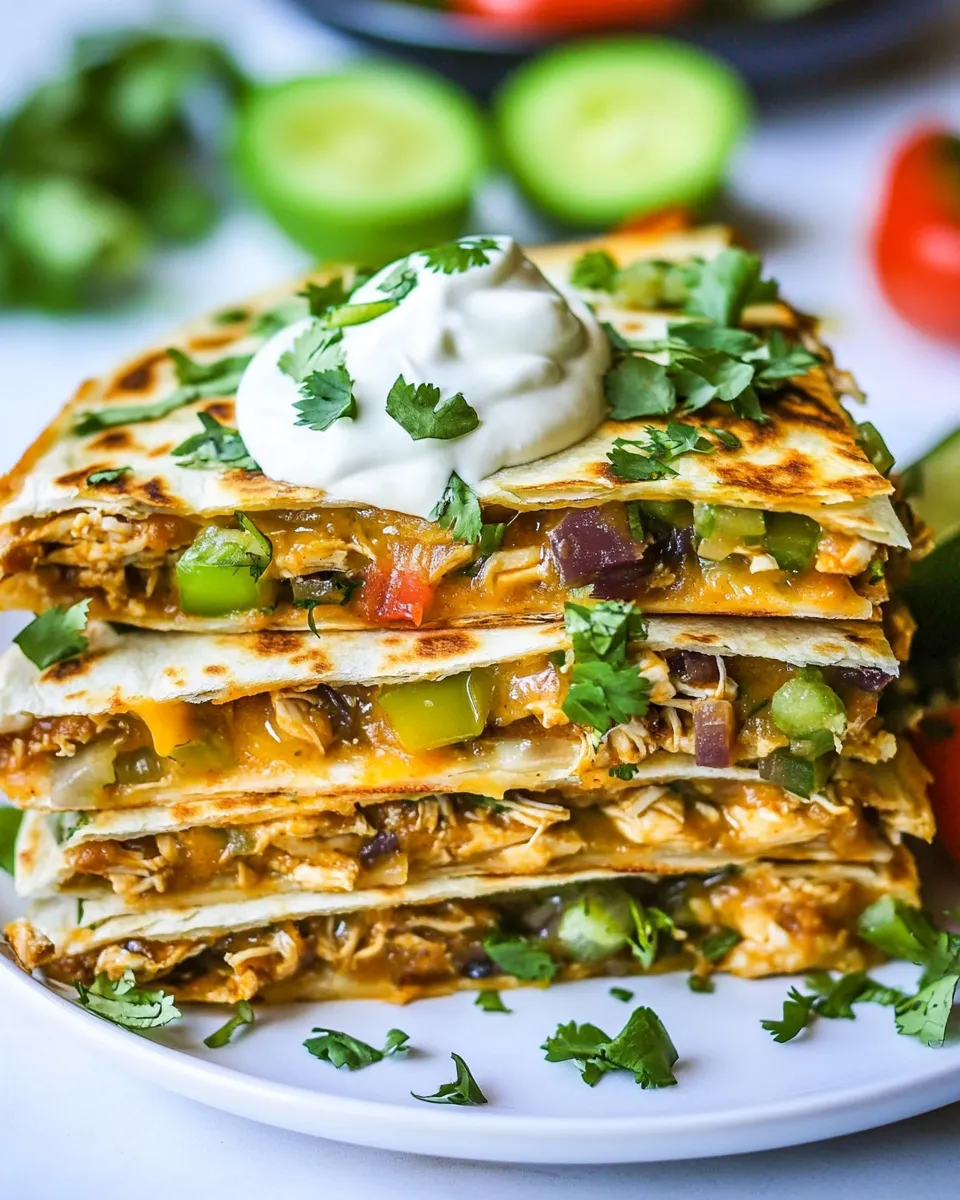 Easy Chicken Enchilada Quesadillas picture