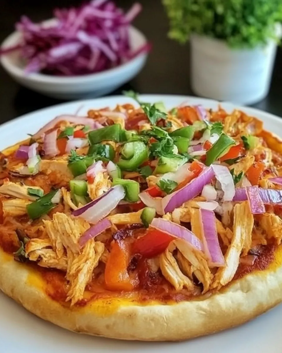 Homemade Chicken Fajita Pizza image