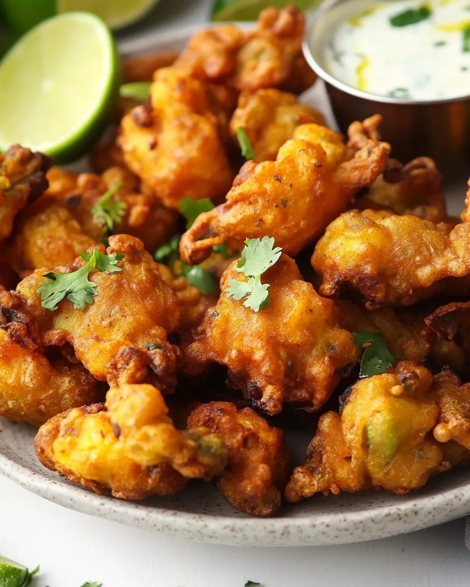 Delicious Chicken Pakora shot