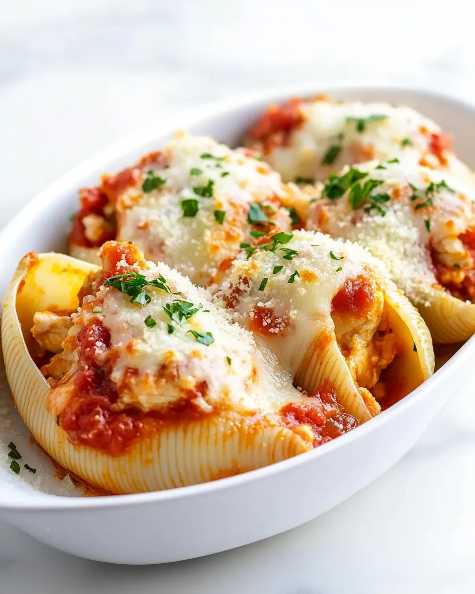Easy Chicken Parmesan Stuffed Shells picture