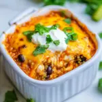 Homemade Chicken Quinoa Enchilada Casserole photo