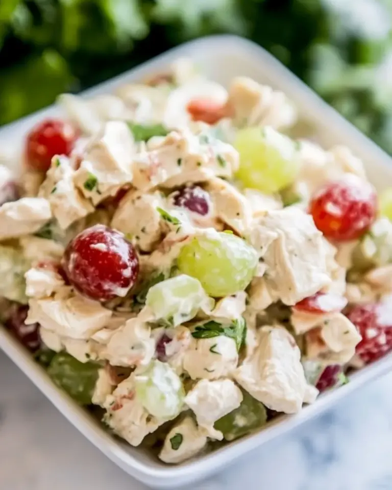 Homemade Chicken Salad with Grapes photo