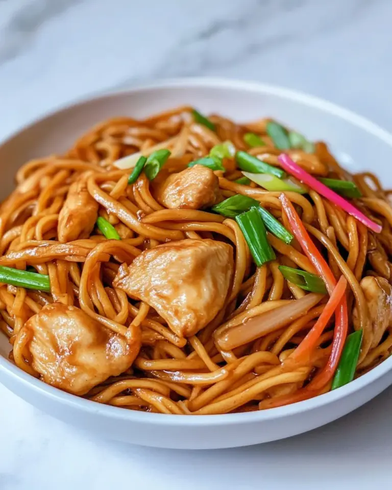 Homemade Chicken Yakisoba photo