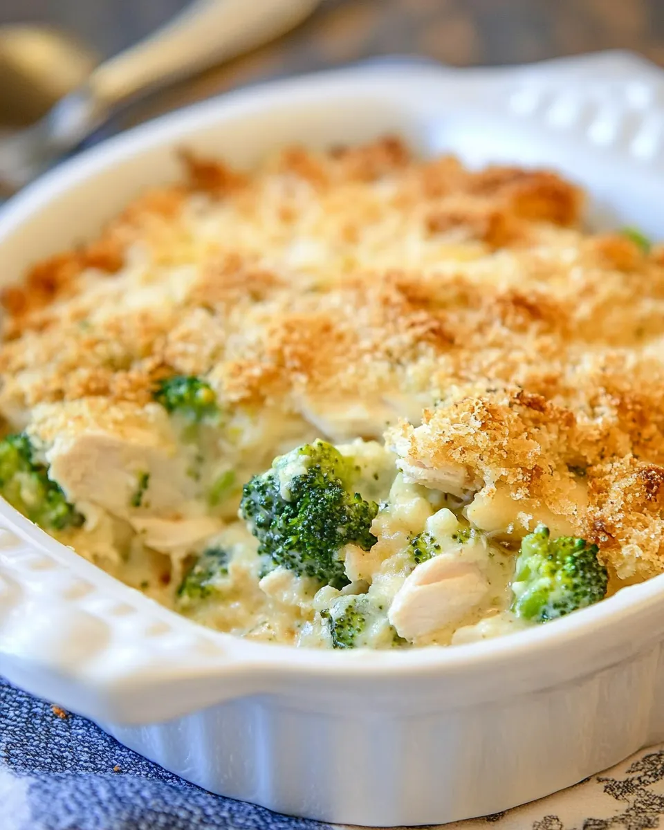 Delicious Chicken and Broccoli Bake shot