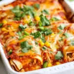 Homemade Chicken and Corn Enchilada Bake photo