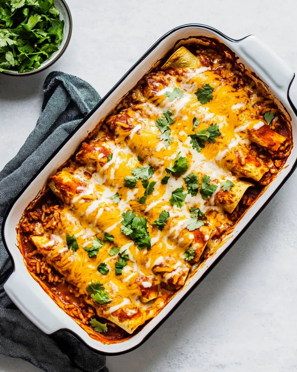 Easy Chicken and Rice Enchiladas picture