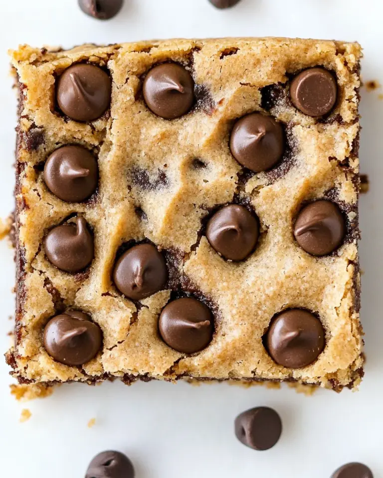 Easy Chickpea Blondies recipe photo