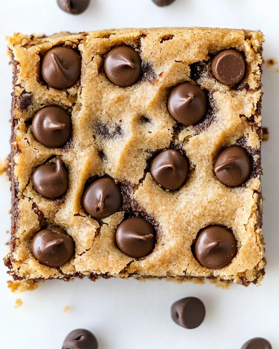 Easy Chickpea Blondies recipe photo