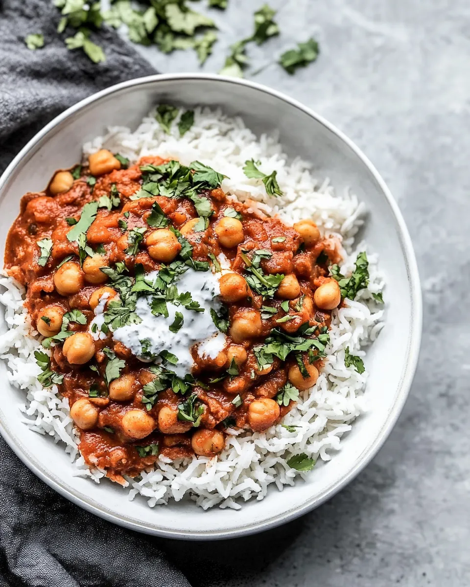 Homemade Chickpea Curry photo