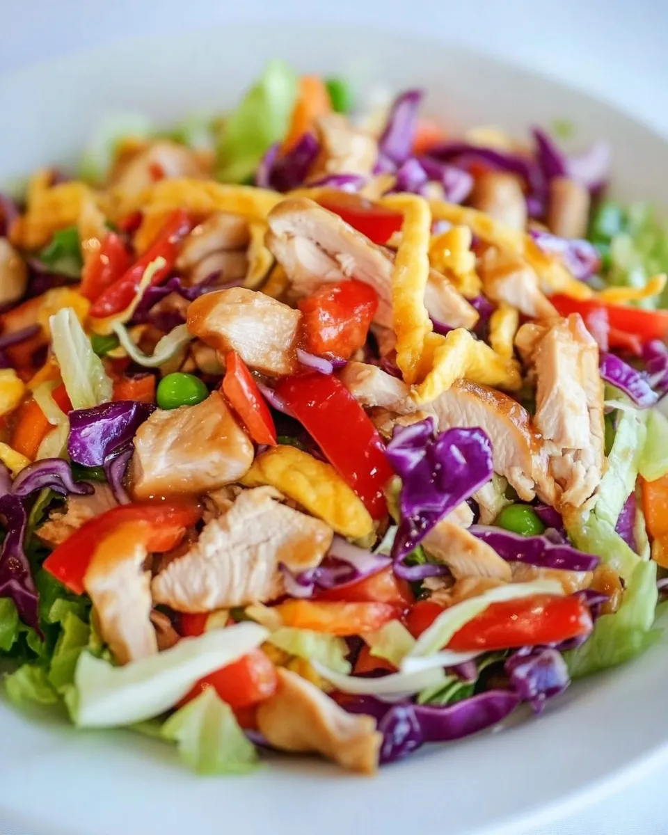 Delicious Chinese Chicken Salad Recipe shot