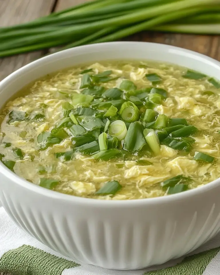 Homemade Chinese Imperial Palace Egg Drop Soup photo