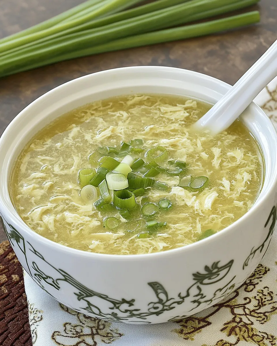 Classic Chinese Imperial Palace Egg Drop Soup image