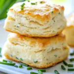 Homemade Chives and Cream Cheese Biscuits photo