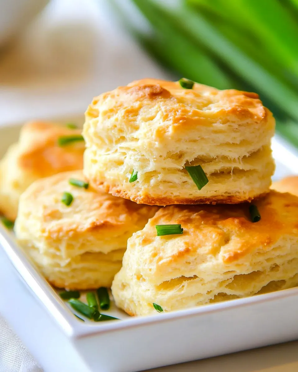 Classic Chives and Cream Cheese Biscuits image
