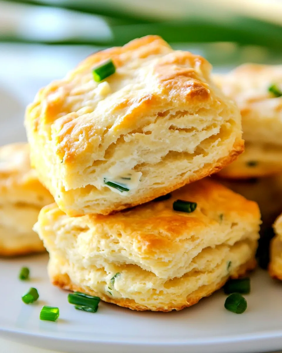 Easy Chives and Cream Cheese Biscuits picture