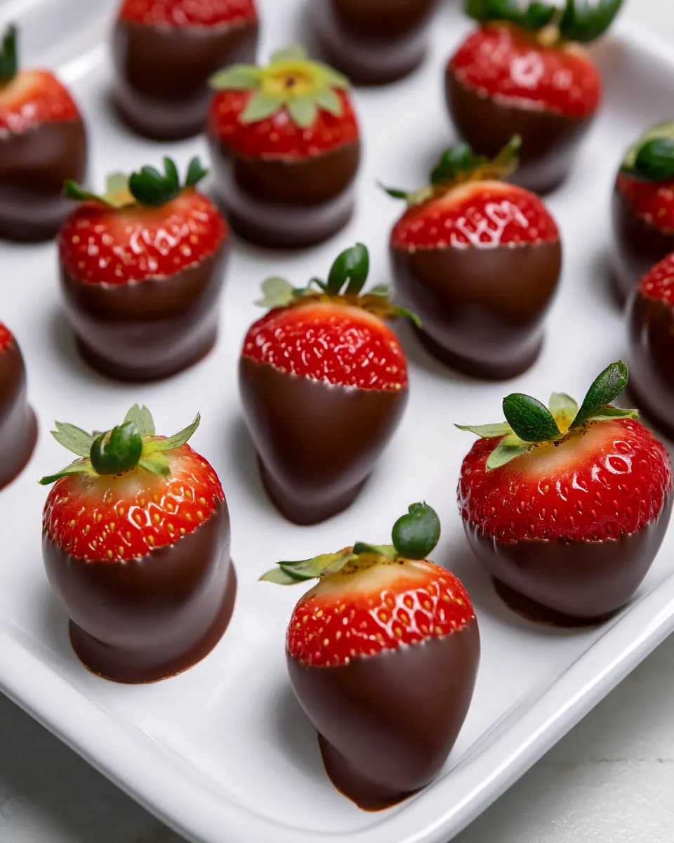 Classic Chocolate-Covered Strawberries image