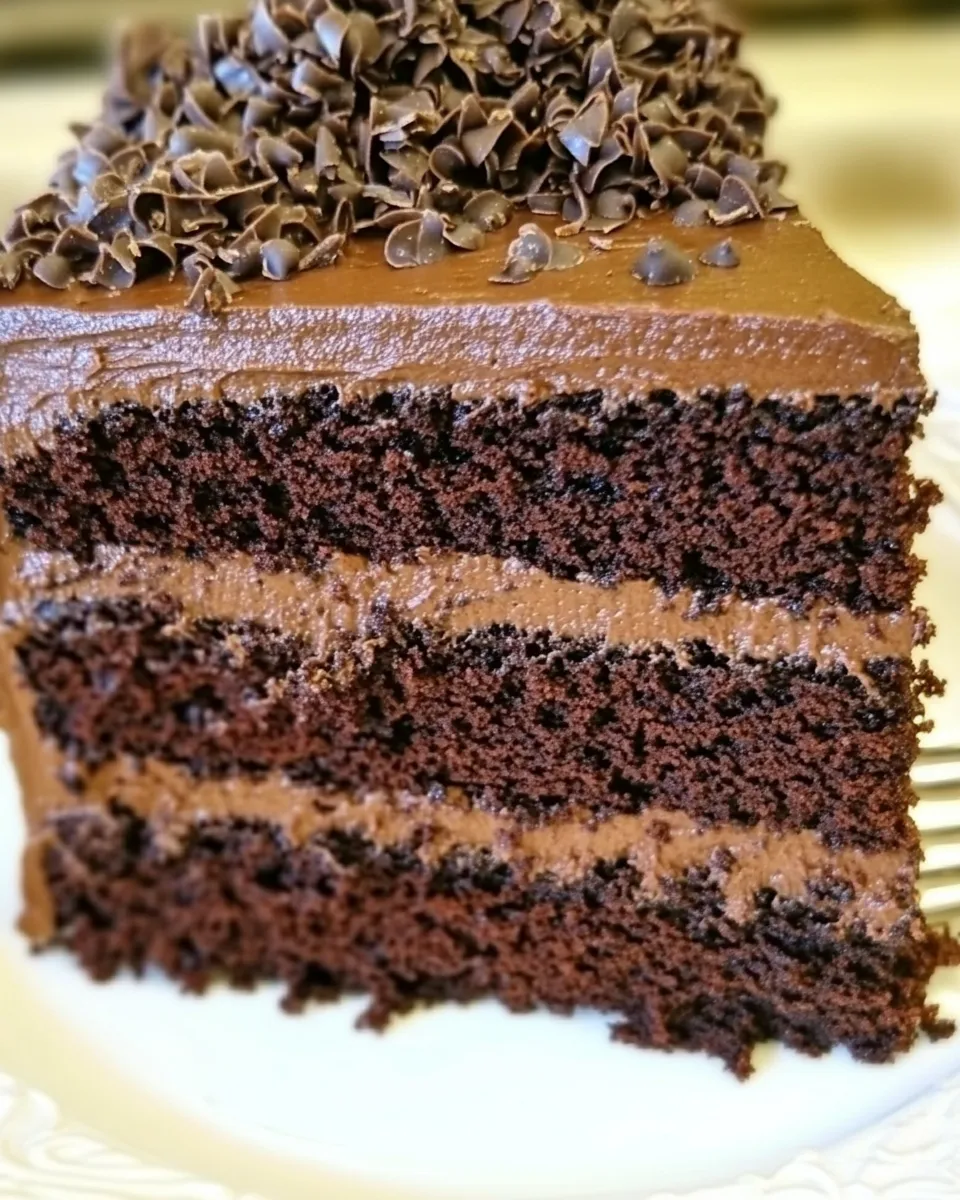 Classic Chocolate Blackout Cake image