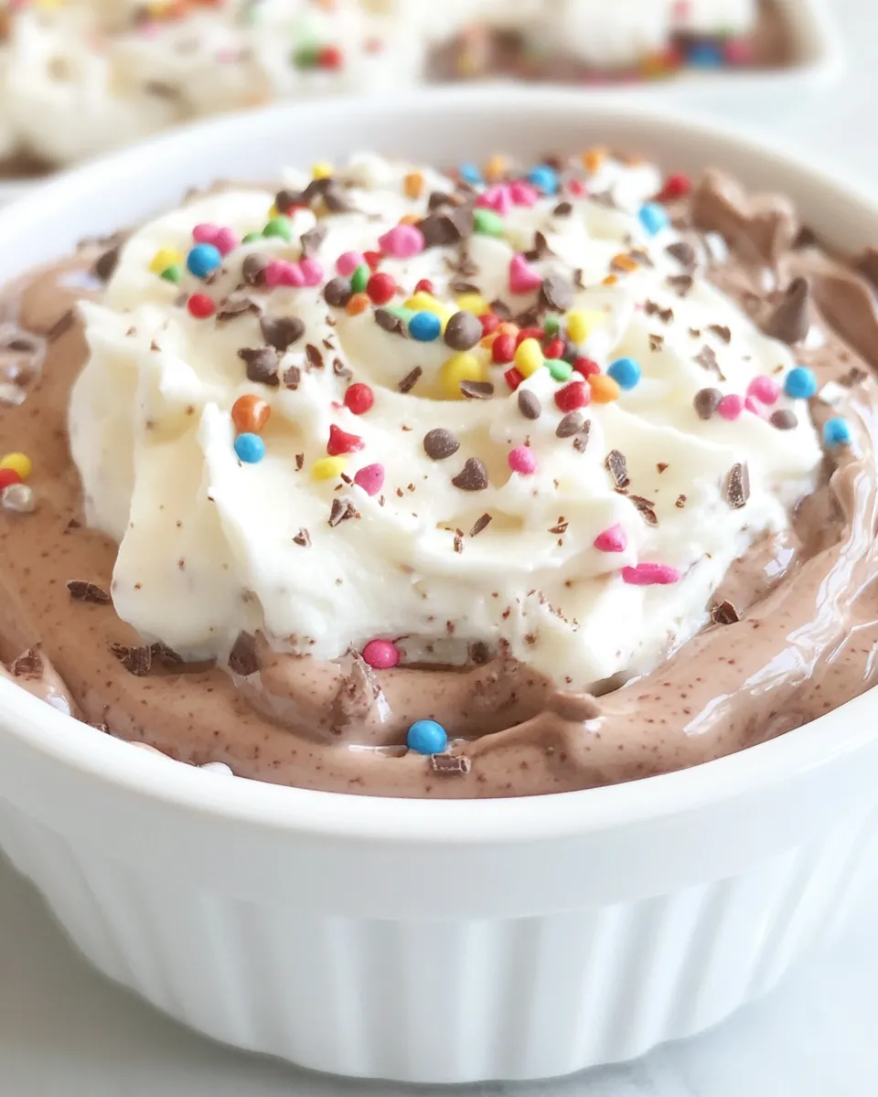 Classic Chocolate Cheesecake Cake Batter Dip image