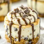 Homemade Chocolate Chip Cookie Cheesecakes photo