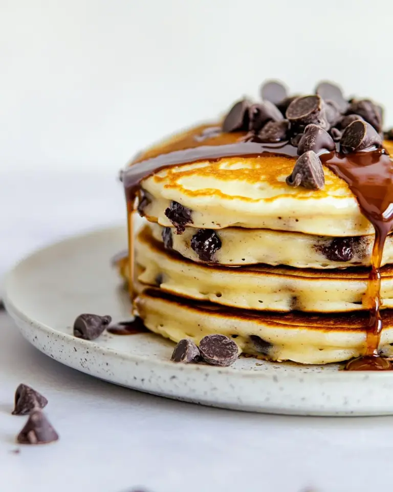 Homemade Chocolate Chip Pancakes photo