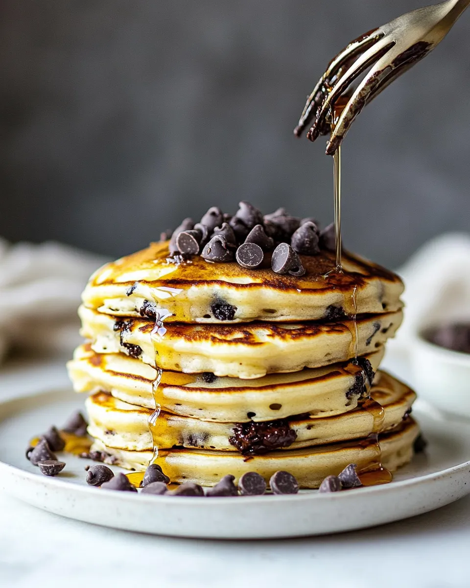 Classic Chocolate Chip Pancakes image