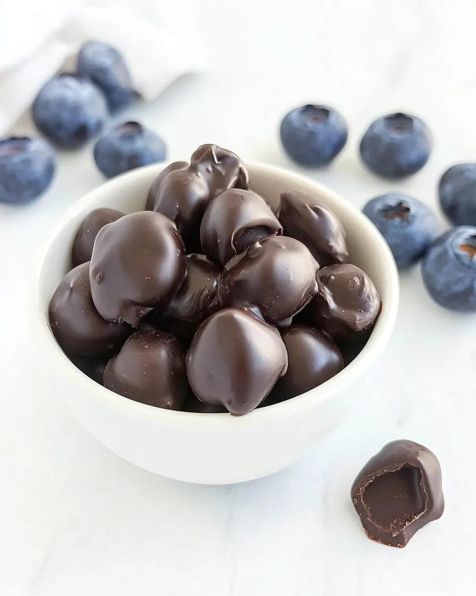 Classic Chocolate Covered Blueberries image