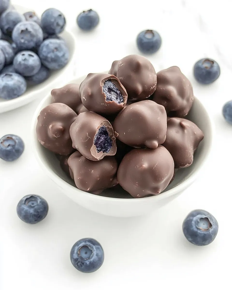 Easy Chocolate Covered Blueberries picture
