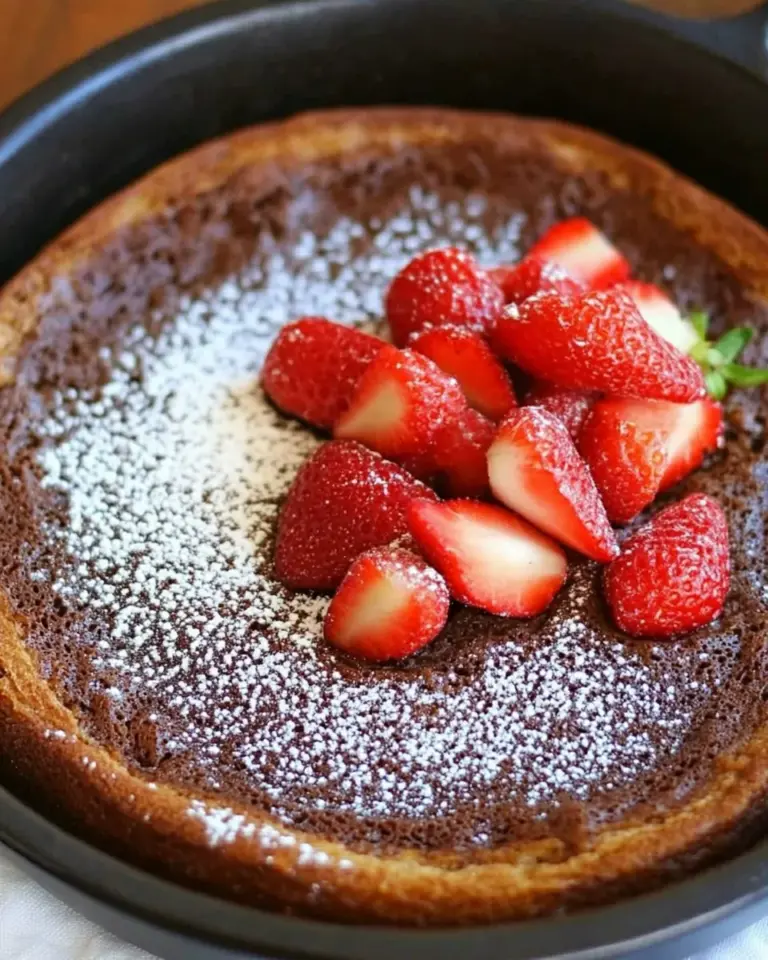 Homemade Chocolate Dutch Baby photo
