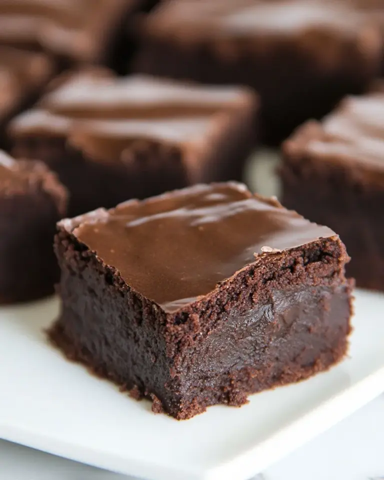 Homemade Chocolate Mascarpone Brownies photo