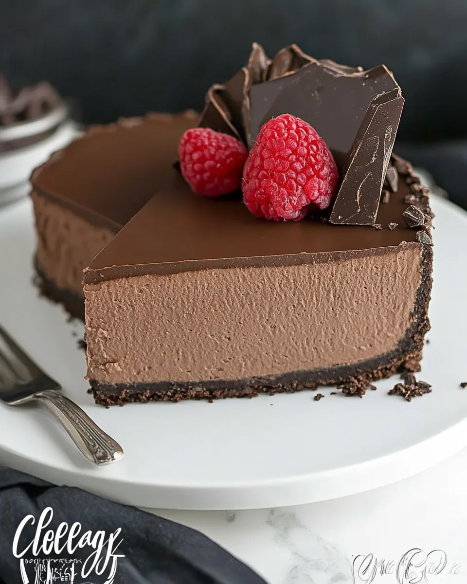 Delicious Chocolate Mascarpone Cheesecake shot