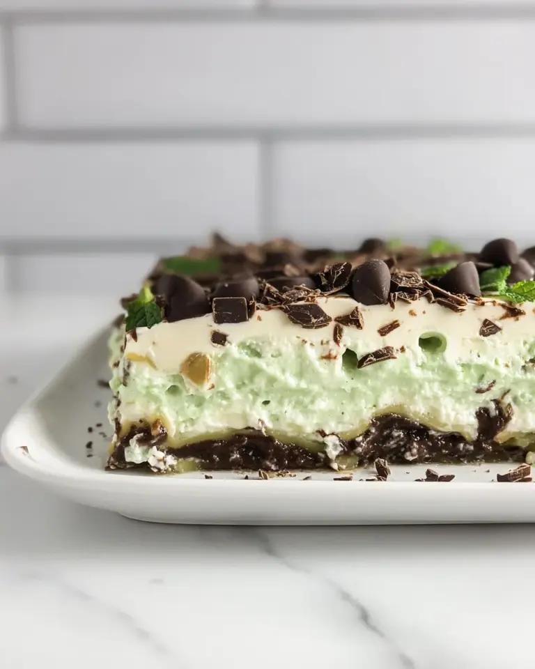 Homemade Chocolate Mint Lasagna photo