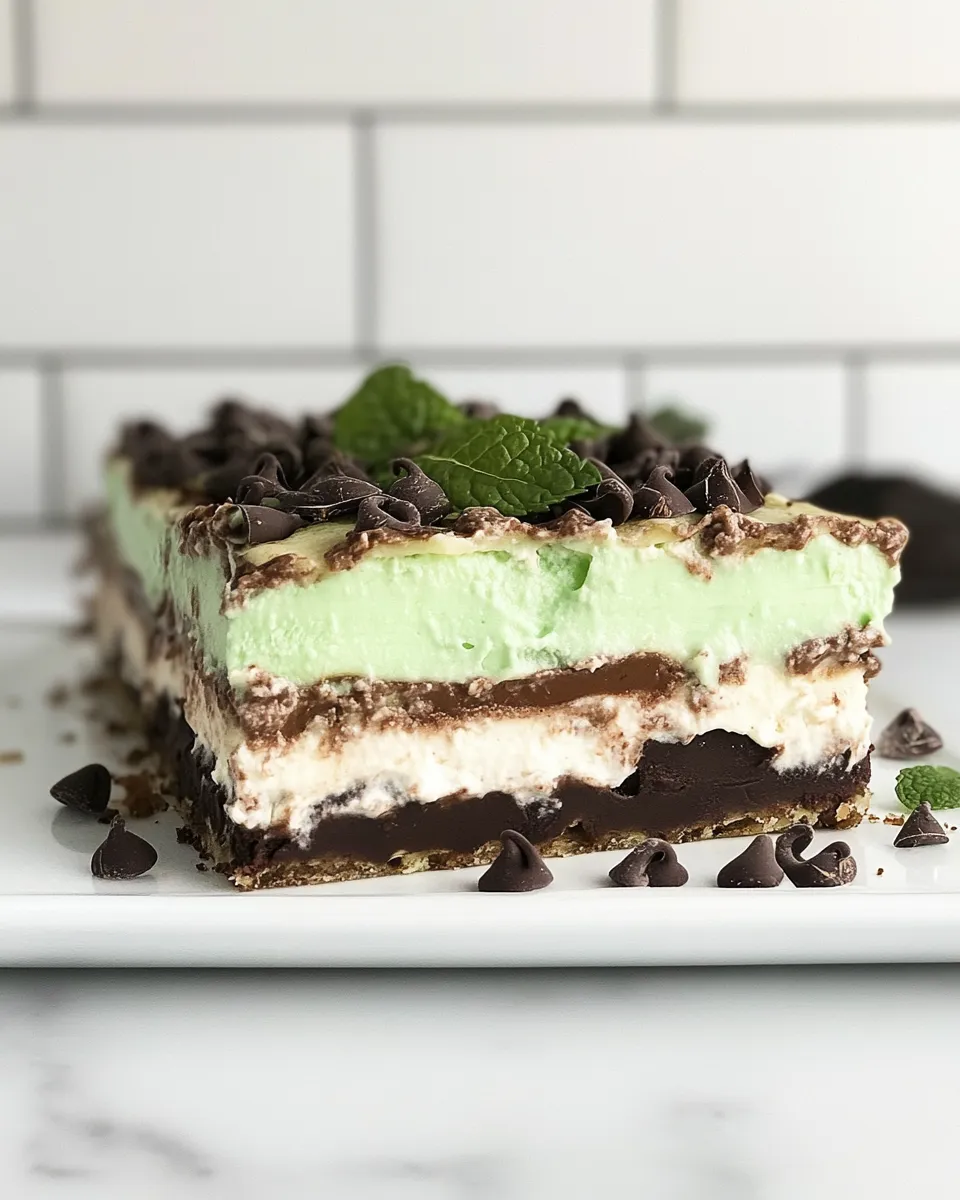 Delicious Chocolate Mint Lasagna image
