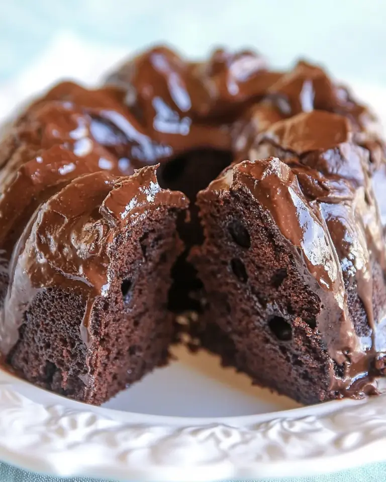 Homemade Chocolate Poke Cake Recipe photo