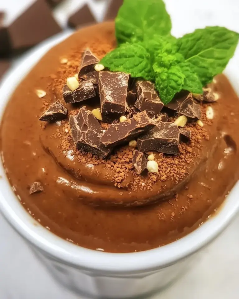 Homemade Chocolate Tofu Pudding photo
